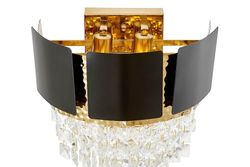 Накладной светильник LUMINA DECO MOLINA LDW 7045-2 BK+GD