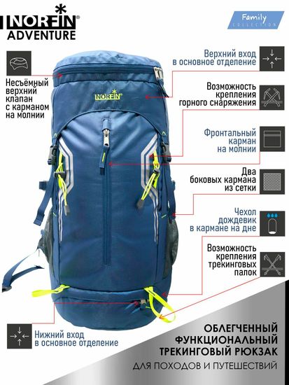 Рюкзак NORFIN Adventure 55