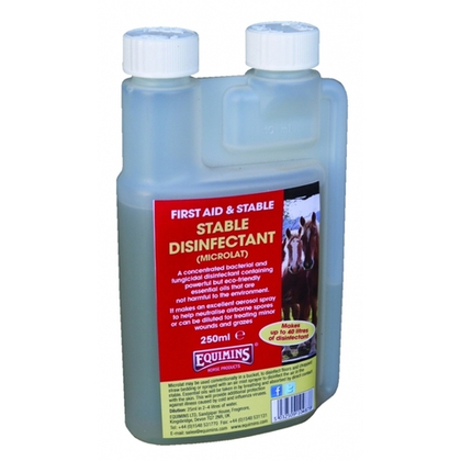 EQUIMINS Stable Disinfectant (Microlat) Дезинфицирующее средство для конюшен, 250 мл
