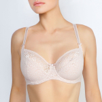 Бюстгальтер-балконет с мягкими трехразрезными чашками (Размер: 80F) (Цвет: нежно-розовый)