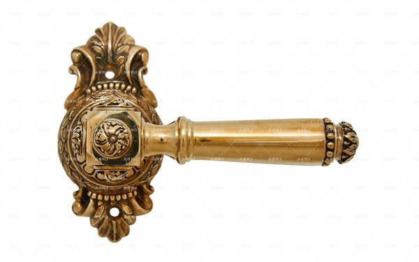 Ручка дверная нажимная Конус Элитный латунная