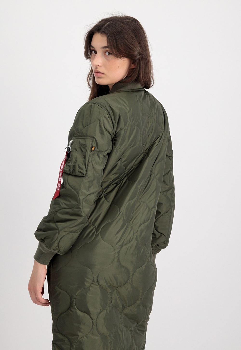 Куртка утепленная женская ALPHA INDUSTRIES MA-1 ALS COAT WMN