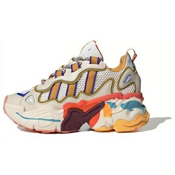 adidas originals Ozthemis Толстоподошвенные кроссовки Низкие Топ Бежевые Белые Коричневые Женские