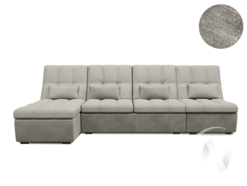 Диван угловой София 2.1 ДКУ ЗТ (Geneva 921 (3) серо-коричневый; 5 категория)