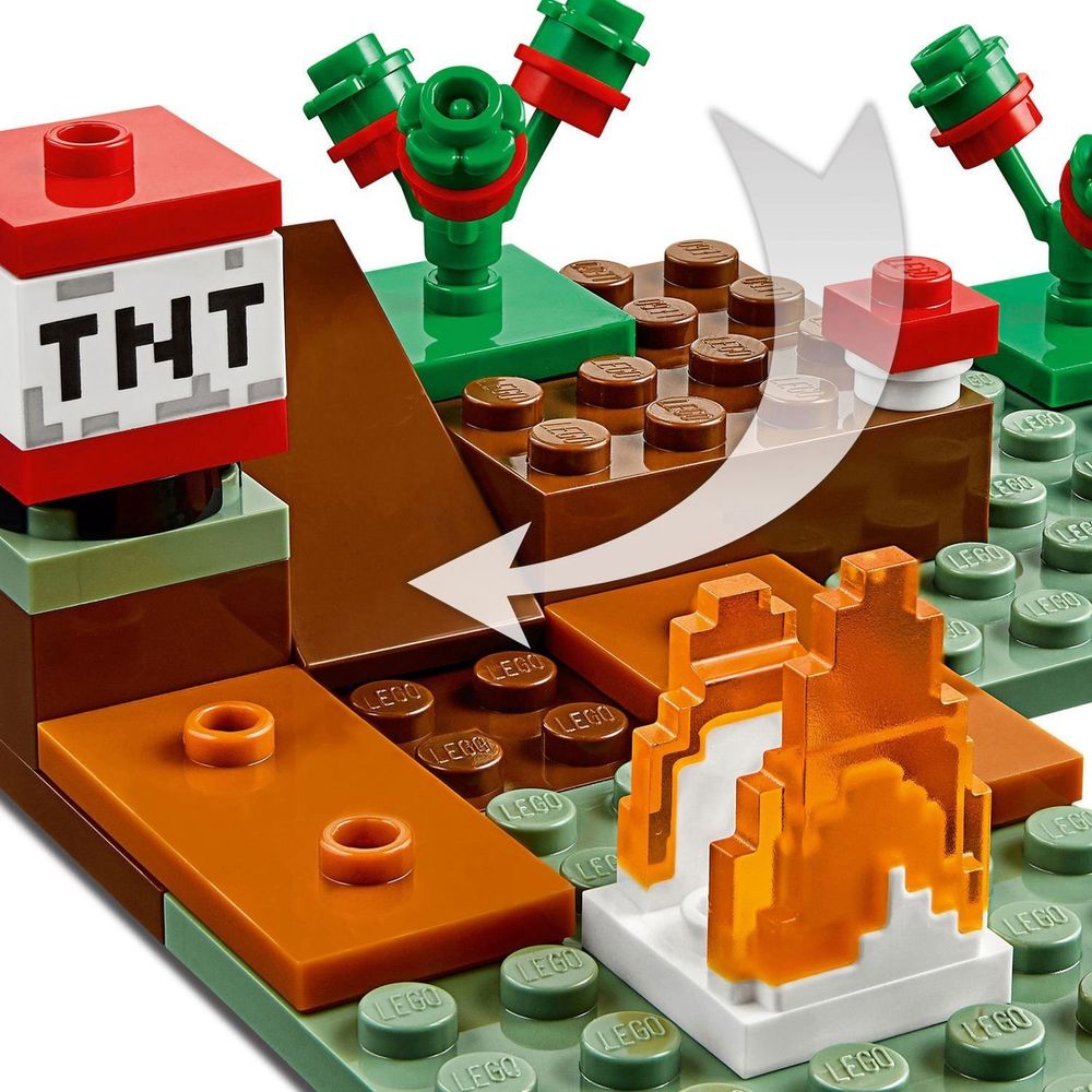 Приключения в тайге Minecraft LEGO