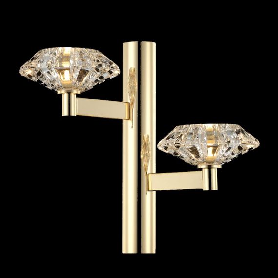 Бра Crystal Lux Rebeca AP2 Gold