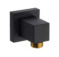 Bossini шланговое подсоединение 1/2 для душа, цвет черный матовый