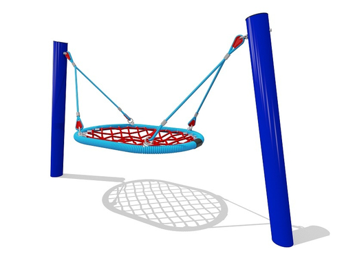 Качели металлические с подвесом “Гнездо” 04031