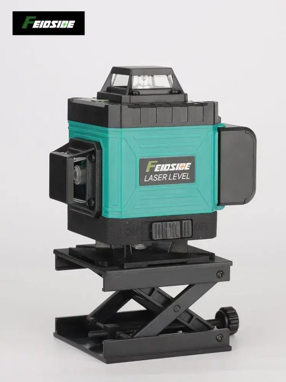 Лазерный уровень,Зеленый луч,4D 16 Линий,2 Батарейки Комплект