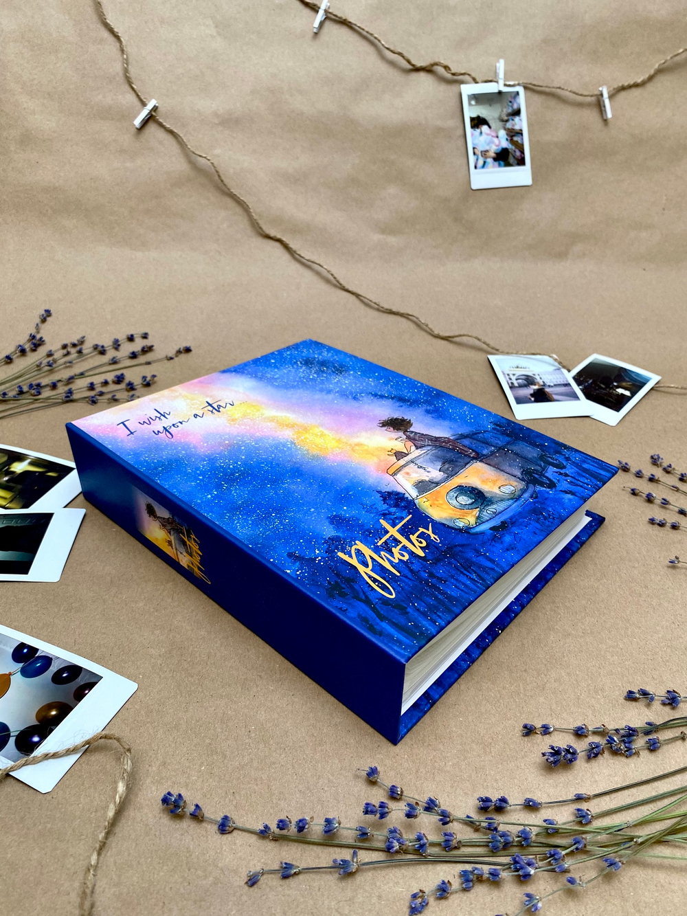 Фотоальбом на 200 фото 10х15 см, пластик. листы cosmo sketch Млечный путь