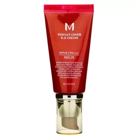 BB-крем Тон 21 Missha M Perfect cover BB cream SPF42/PA+++ (No.21), 50 мл