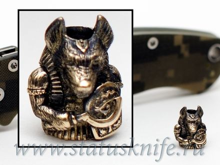 Темлячная бусина Анубис