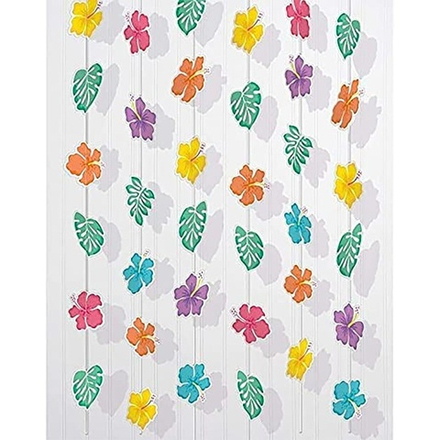 Гирлянда вертикальная «Гибискус», 210 см, 6 шт