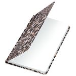 Блокнот с резинкой в клетку 96 л., А5 145х203 мм, твердая обложка, BRAUBERG," Leopard", 115535