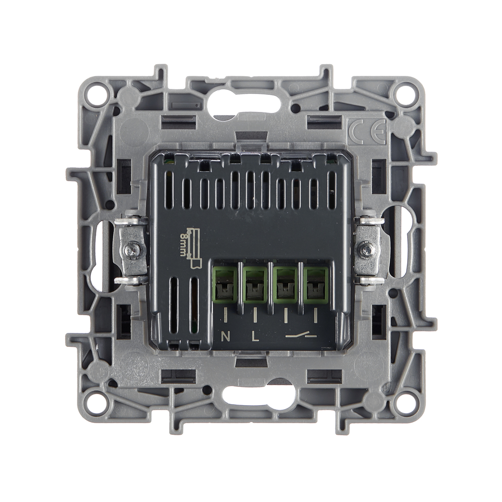 Выключатель карточный с подсветкой с задержкой выключения 2А 250В антрацит ETIKA Legrand