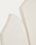 Комплект Siluna из 4 настенных панно из белого папье-маше