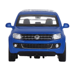 Модель  1:46 Volkswagen Amarok, синий,   инерция, откр. двери