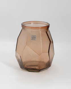 Ваза 19см San Miguel Origami коричневая