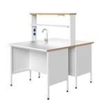 Стол островной химический с рабочей поверхностью из ламината