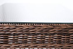 "Асти" лаунж-зона из искусственного ротанга на 4 персоны, цвет коричневый