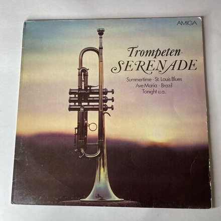 Винтажная виниловая пластинка LP Miloslav Bures Милослав Берс, Trompeten Serenade (ГДР 1980)