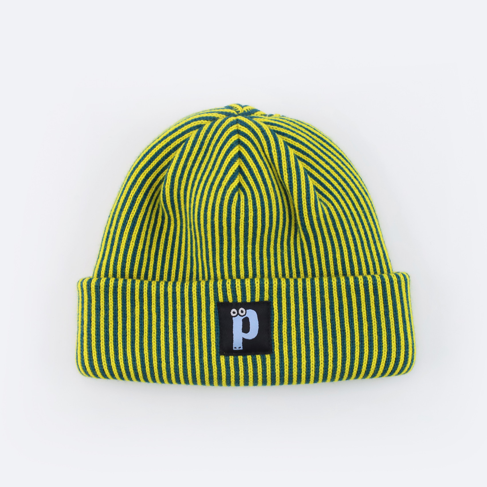 Шапка Postaments Stripes (lagoon/yellow) артикул: - купить в магазине Дайс
