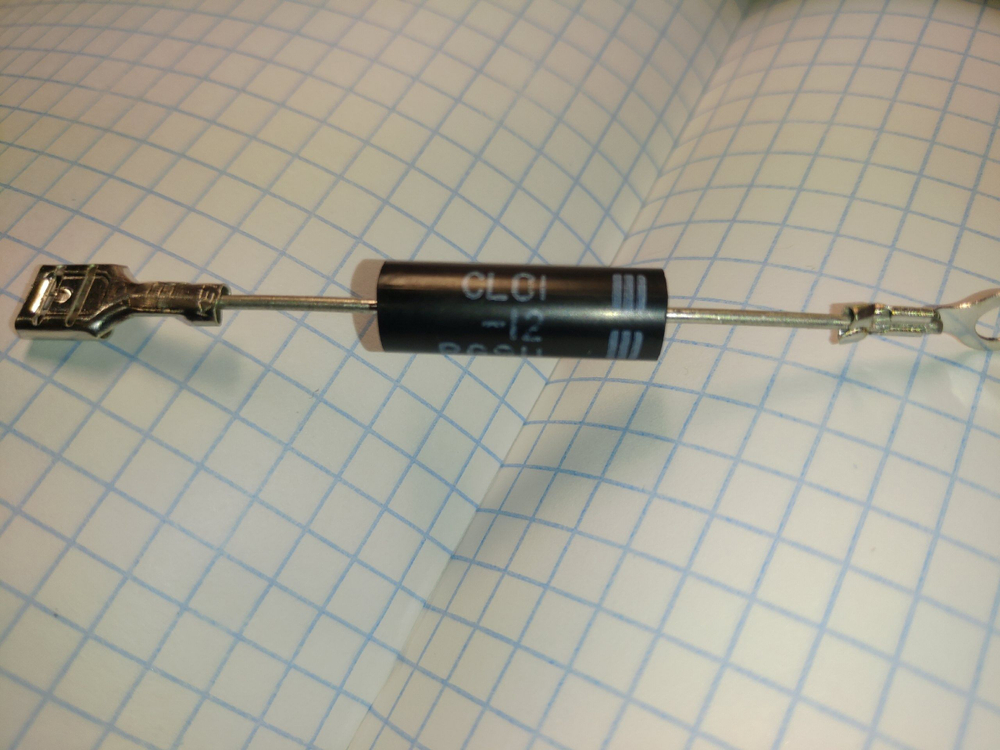 Диод высоковольтный для СВЧ 12кв клемма - круг