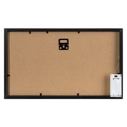 Рамка для фотографий с подсветкой Everyday, 22х38 см, черная