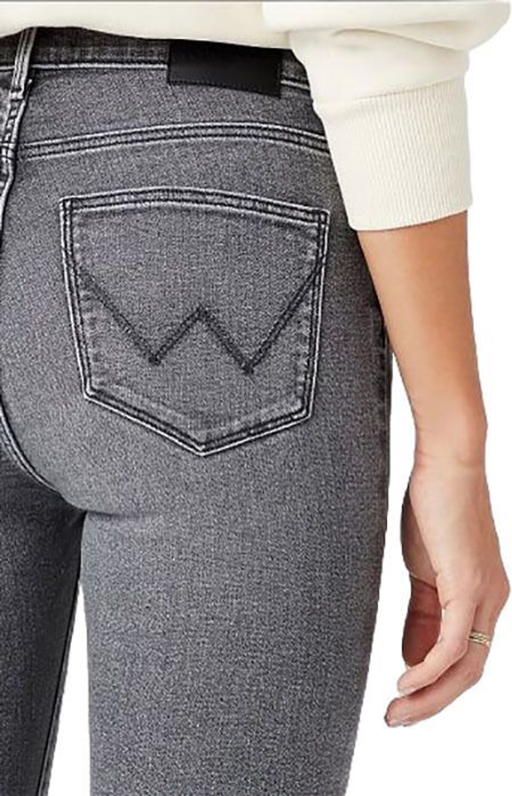 Джинсы Wrangler HIGH RISE SKINNY серый