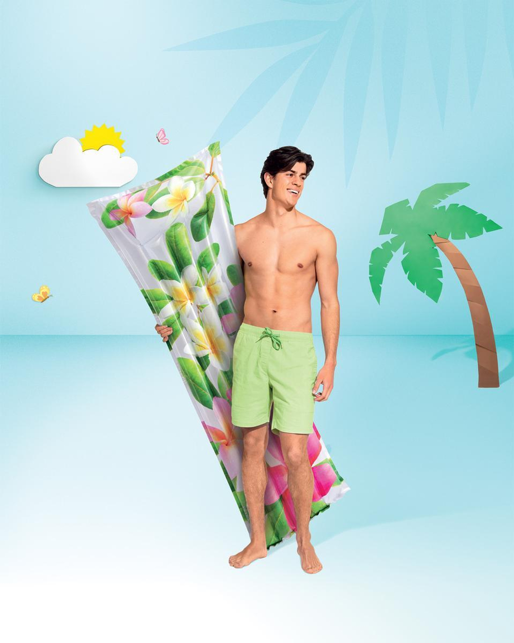 Матрас пляжный Fashion 183х69 695737 (Intex)