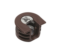 Стяжка эксцентриковая V20 для 16 мм ДСП, цвет темно-коричневый