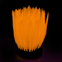 Gloxy декорация флуорисцентная "Морская лилия оранжевая" 10х7,5х11см
