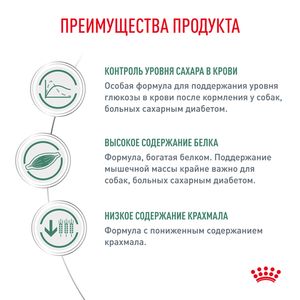Сухой корм Royal Canin Diabetic для взрослых собак при сахарном диабете