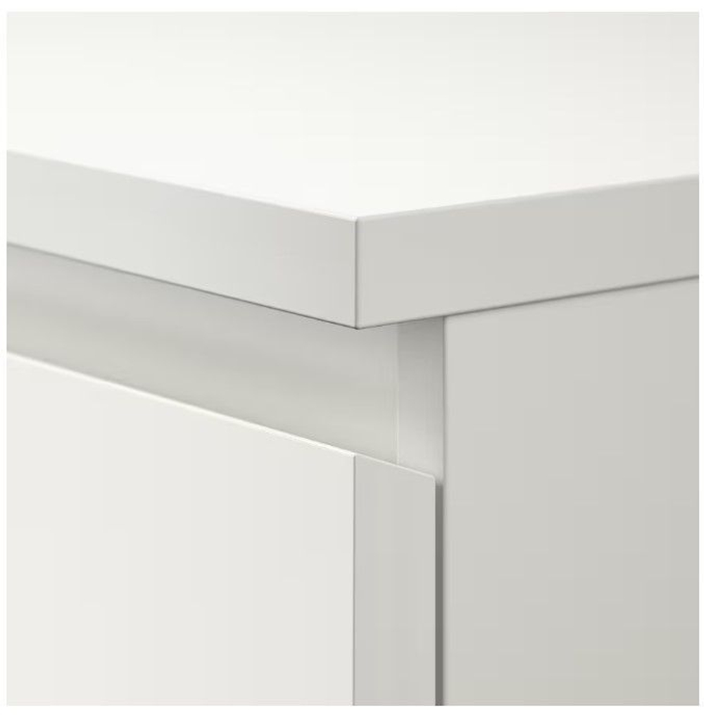 Комод, 40х48х125, Марм, с ящиками для одежды, в прихожую и детскую, с зеркалом, белый, Dipriz