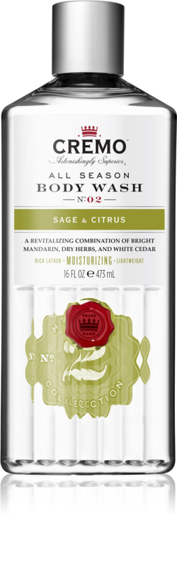 Cremo Sage and Citrus Body Wash - очищающий гель для душа /  dla mężczyzn 475  ml  / GTIN 853382004445