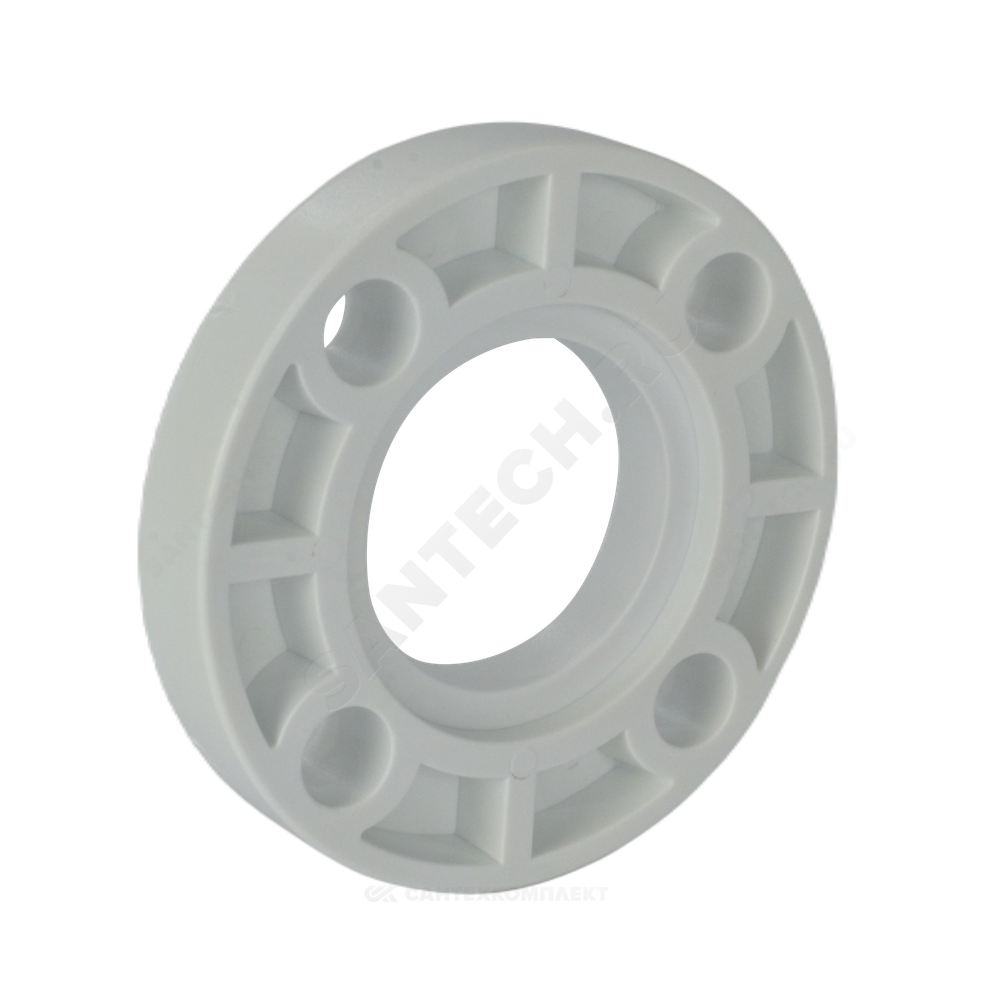 Фланец PP-R белый Ду 65 Ру25 для бурта PP-R Дн 75 VALFEX 10188075