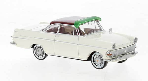 Автомобиль Opel P2 купе, белый/темно-красный, 1:87