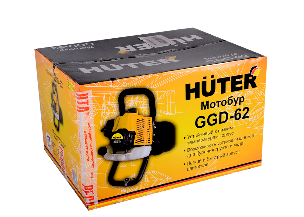 Мотобур HUTER GGD-62