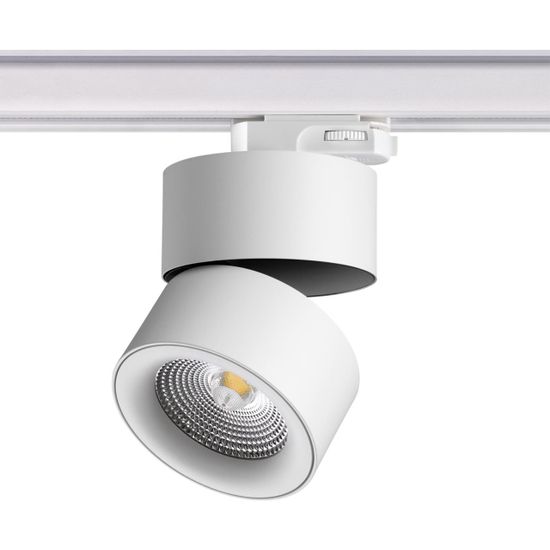 358788 PORT NT21 315 белый Трехфазный трековый светодиодный светильник IP20 LED 25W 4000K 2200Лм 100-265V GRODA