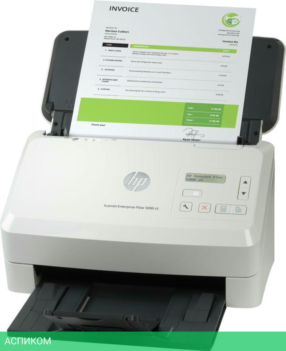 Сканер HP Scanjet Enterprise Flow 5000 s5 (6FW09A)