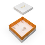 Футляр картонный с прослойкой «Степ» 90x90x40 мм.