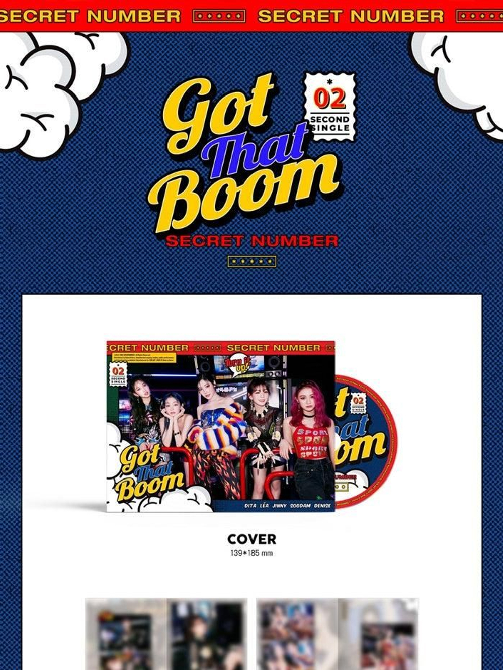 Альбом Secret Number - Got That Boom 2nd Single Album