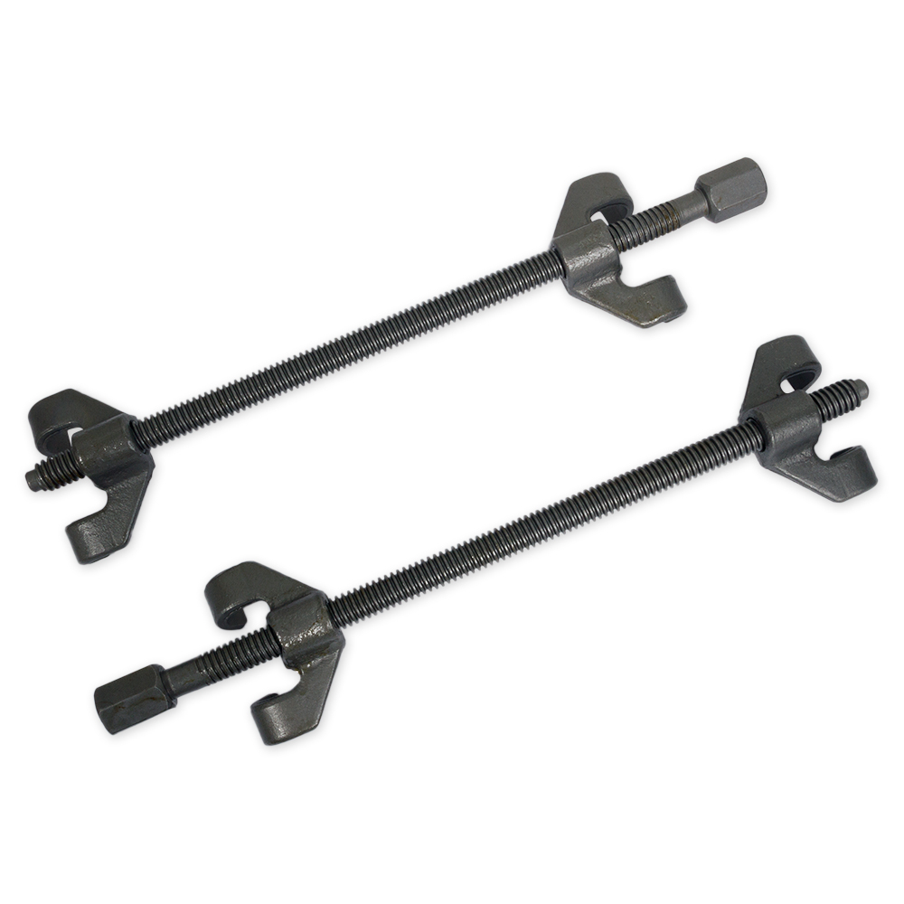 Стяжка пружин двойной крюк фосфатное покрытие  L=380 мм, 2 шт ARNEZI R7703101