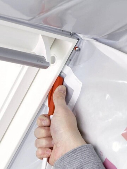 Монтаж пароизоляции мансардных окон