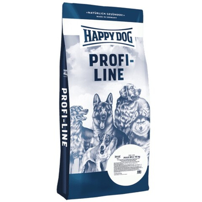 Happy Dog Profi-Line Adult Mini 26/14, 18 кг - корм для собак мелких пород с 4 недель с птицей, лососем и ягненком