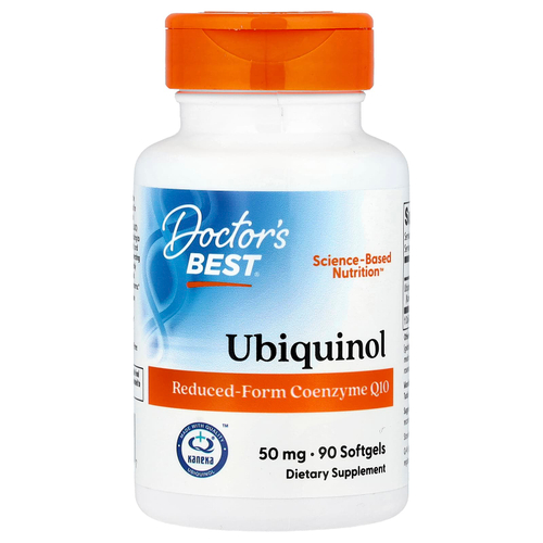 Doctor's Best, убихинол с Kaneka Q+®, 50 мг, 90 капсул