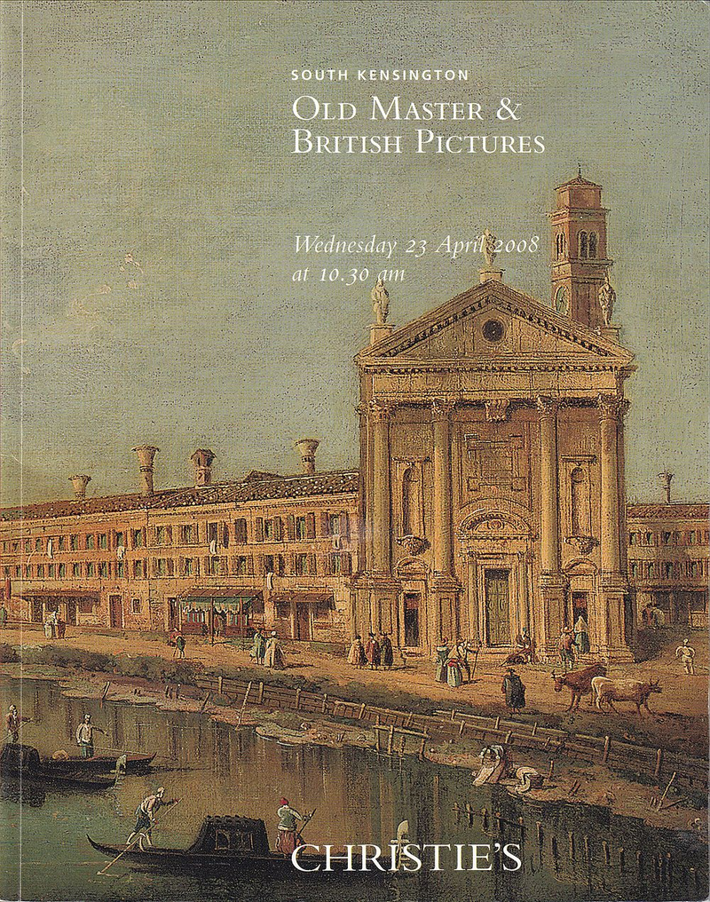 Каталог аукциона Christie's, Лондон, Старые мастера и британская живопись от 23 апреля 2008 года
