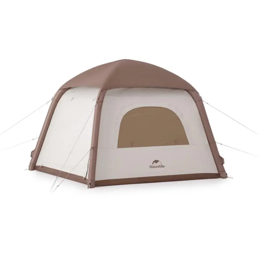 Палатка Naturehike Ango Air, 2-местная, быстросборная, надувной каркас, бежевая