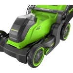 Аккумуляторная газонокосилка Greenworks GD40LM411K2 40В (1 x 2 Ач, ЗУ) нож 41 см, 2521007UA