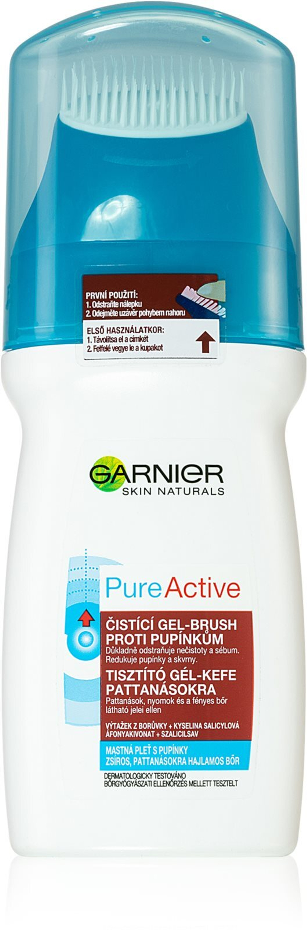 Garnier Pure Active - очищающий гель с кисточкой /   150  ml  / GTIN 3600540924162